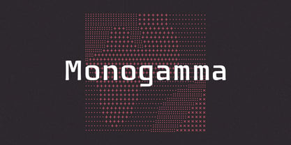 Monogamma Font Poster 1