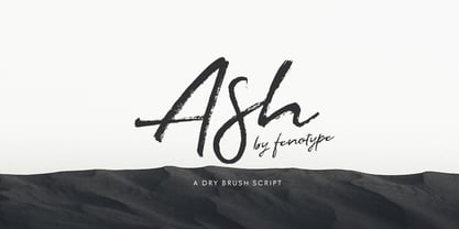 Ash Font Poster 1
