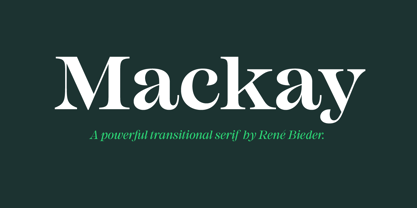 Mackay Font Poster 2