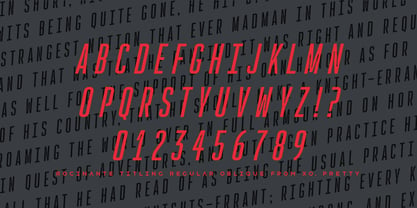 Rocinante Titling Font Poster 4