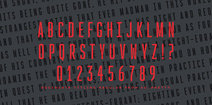 Rocinante Titling Font Poster 3