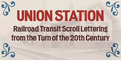 Union Station Font Poster 1