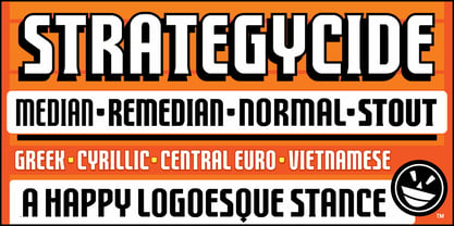 FTY Strategycide Font Poster 9