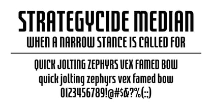FTY Strategycide Font Poster 6