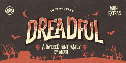 Dreadful Font Poster 9