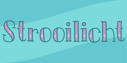 Strooilicht Font Poster 7