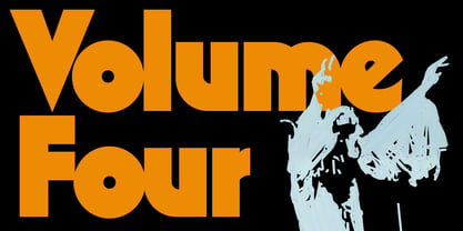 VolumeFour Font Poster 3