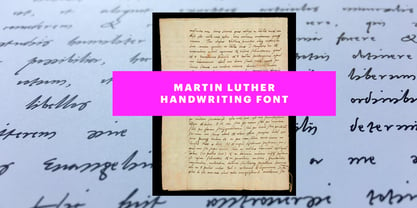 Martin Luther Font Poster 12