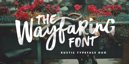 The Wayfaring Font Fuente Póster 8