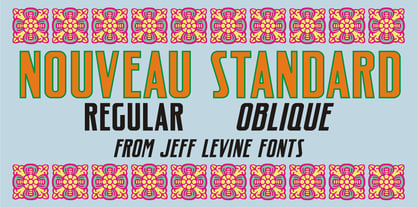 Nouveau Standard JNL Font Poster 1