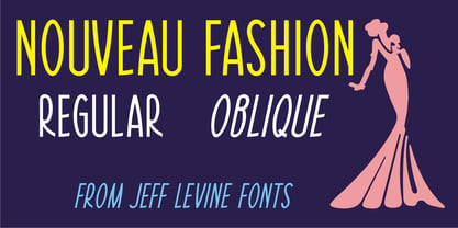 Nouveau Fashion JNL Font Poster 1