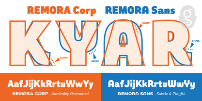 Remora Corp Font Poster 4