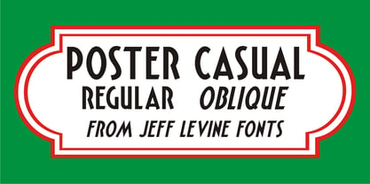 Poster Casual JNL Fuente Póster 1