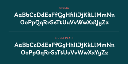 Giulia Font Poster 6