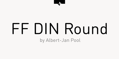 FF DIN Round Font Poster 1