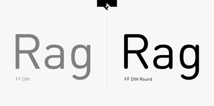 FF DIN Round Font Poster 2