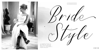 Bride Style Font Poster 6