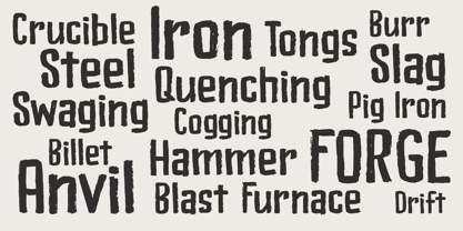 Bladesmith Font Poster 4