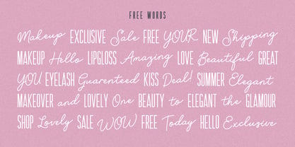Beauty Style Font Poster 10