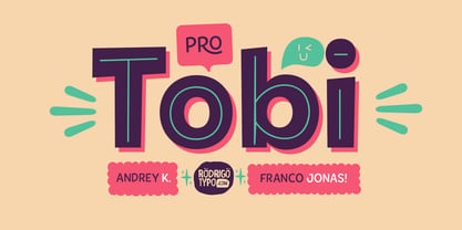 Tobi Pro Font Poster 3