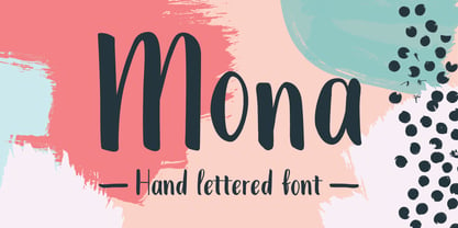 Mona Font Poster 10