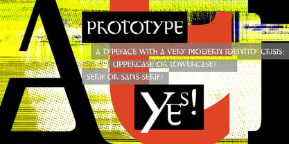 Prototype Font Poster 3