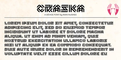 Craska Font Poster 7