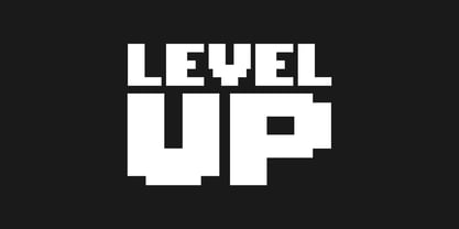 Level Up Font Poster 5