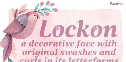 Lockon Font Poster 5