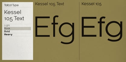 Kessel 105 Text Font Poster 4