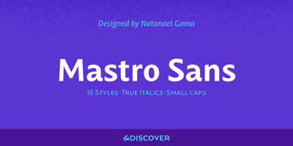 Mastro Sans Font Poster 1