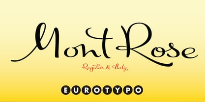 Mont Rose Font Poster 5