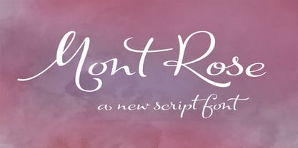Mont Rose Font Poster 10
