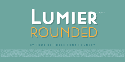 Lumier Rounded Fuente Póster 6