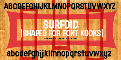 Surfoid Font Poster 1