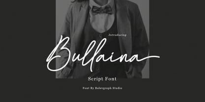 Bullaina Font Poster 1