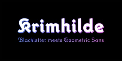 Krimhilde Font Poster 10