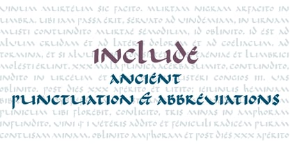 PB Roman Uncial Vc Font Poster 2