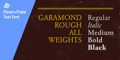 Garamond Rough Pro Font Poster 7