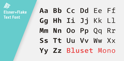 Bluset Now Mono Font Poster 4