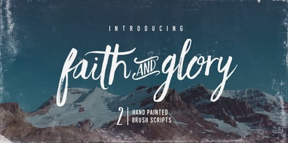 Faith And Glory Font Poster 5