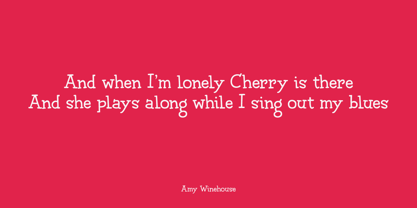 Chilly Cherry Font Poster 2