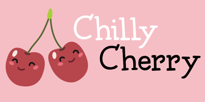 Chilly Cherry Font Poster 5