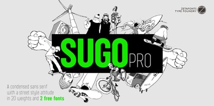 Sugo Pro Font Poster 1
