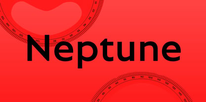 Neptune Font Poster 6