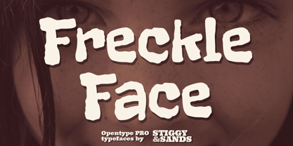 Freckle Face Pro Fuente Póster 1