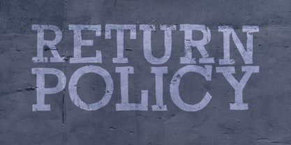 Return Policy Fuente Póster 5