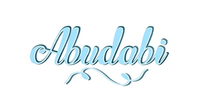 Abudabi Font Poster 6