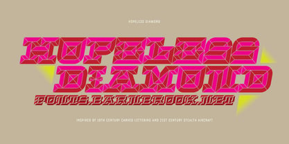 Hopeless Diamond Font Poster 2