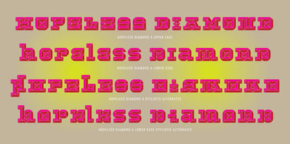 Hopeless Diamond Font Poster 4